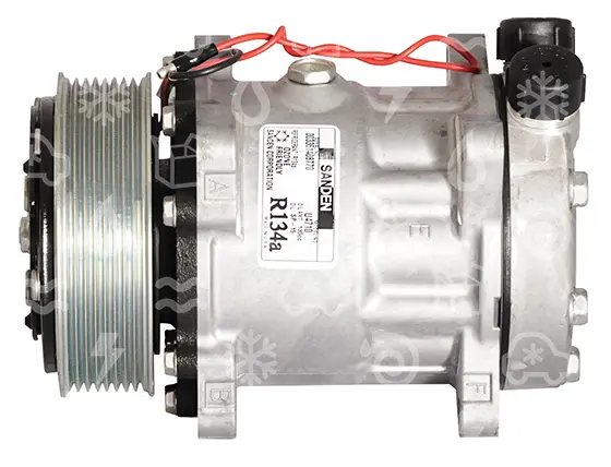 kompresor UNI SANDEN 7H15 model 7850, řemenice 119 mm - PV8, 12V